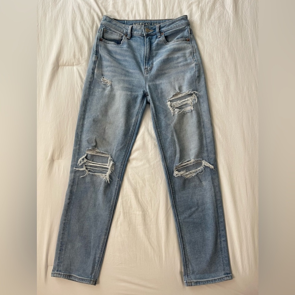 American eagle mom stretch jeans